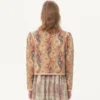 Piquet Jacket With Voyage Imaginaire Paisley Print