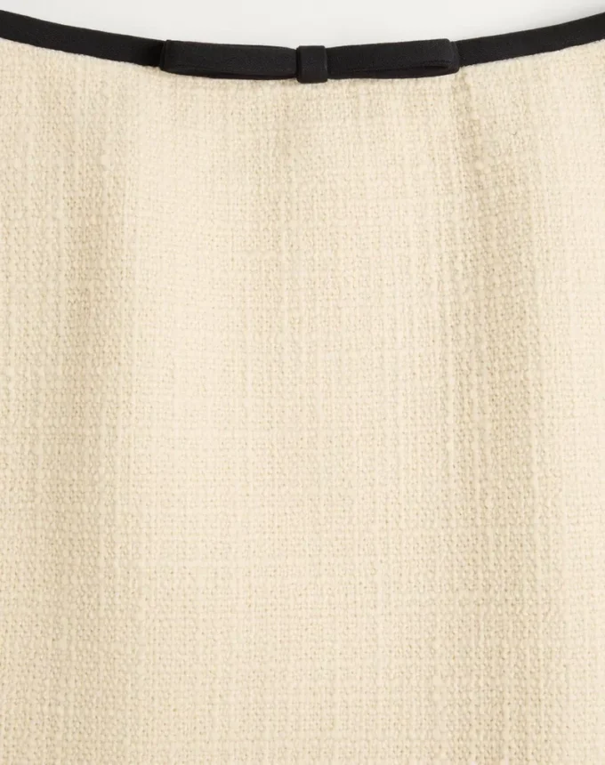 Plain Wool Tweed Skirt Plain Wool Tweed Skirt