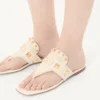 Plaster Caster Goatskin Thong Sandal