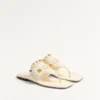 Plaster Caster Goatskin Thong Sandal