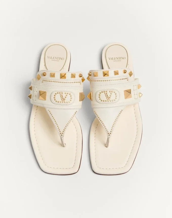 Plaster Caster Goatskin Thong Sandal