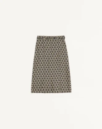 Pleated Skirt In Twill Toute La V