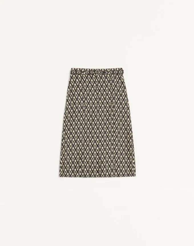 Pleated Skirt In Twill Toute La V Pleated Skirt In Twill Toute La V