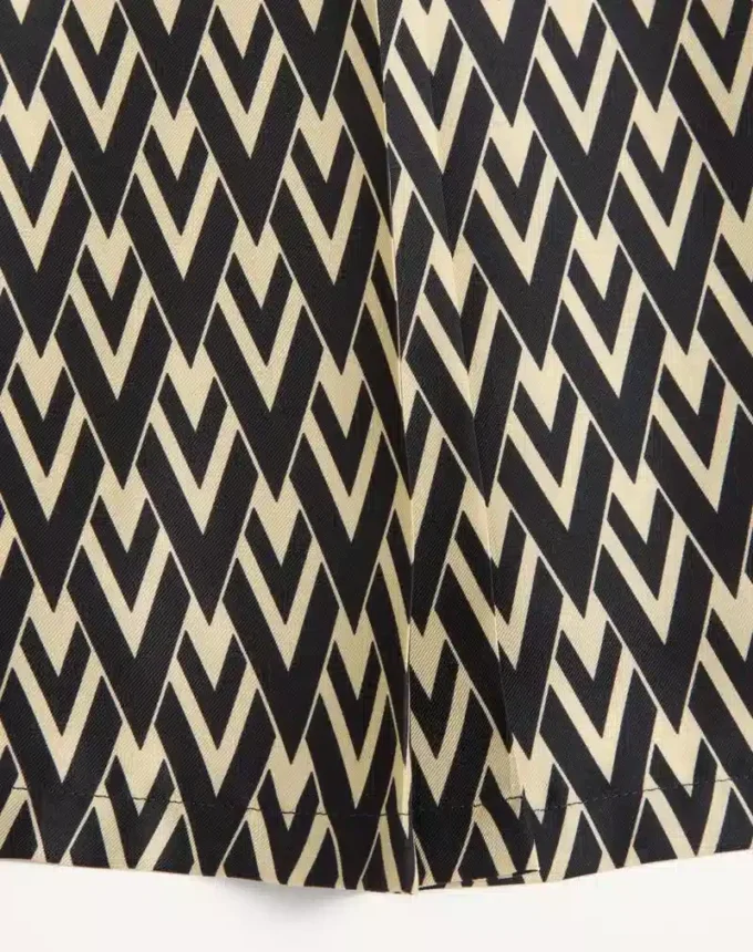 Pleated Skirt In Twill Toute La V Pleated Skirt In Twill Toute La V