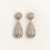 Poetique Des Gouttes Metal And Swarovski® Crystal Earrings