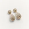 Poetique Des Gouttes Metal And Swarovski® Crystal Earrings