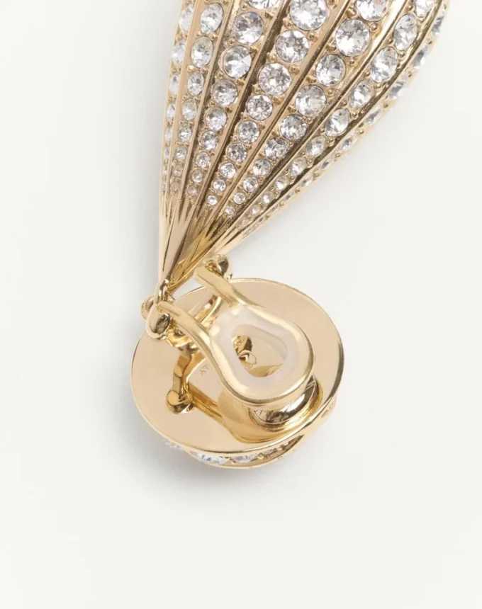 Poetique Des Gouttes Metal And Swarovski® Crystal Earrings