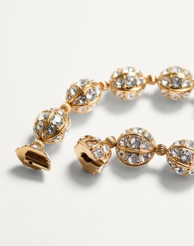 Poetiques Des Gouttes Metal And Swarovski® Crystal Bracelet