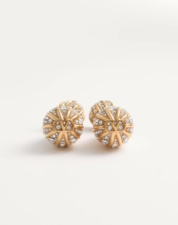 Poetiques Des Gouttes Metal And Swarovski® Crystal Earrings