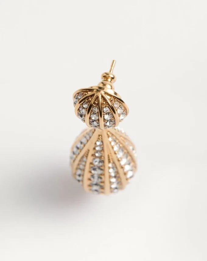 Poetiques Des Gouttes Metal And Swarovski® Crystal Earrings