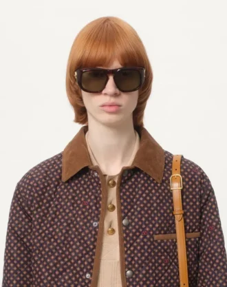 Quilted Nylon Jacket With Opticool Print