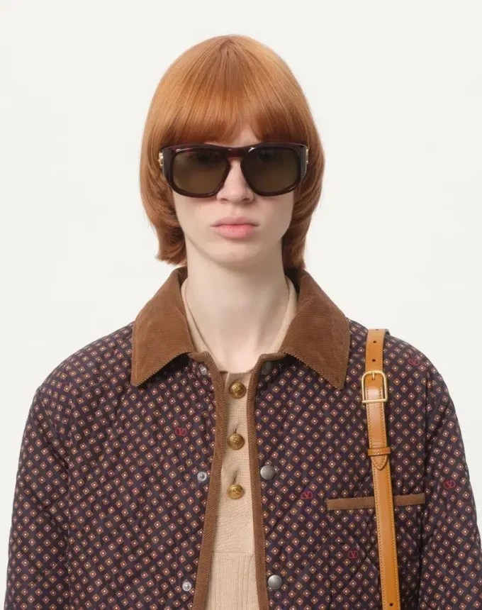 Quilted Nylon Jacket With Opticool Print Quilted Nylon Jacket With Opticool Print