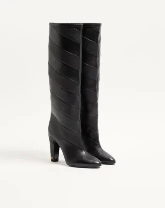 Rayons Nappa Boot with Chevron Pattern 100MM