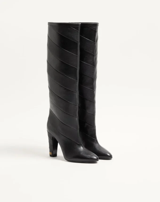 Rayons Nappa Boot with Chevron Pattern 100MM