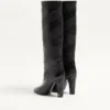 Rayons Nappa Boot with Chevron Pattern 100MM