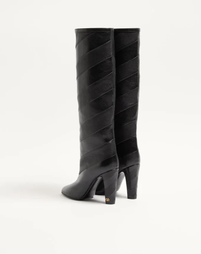 Rayons Nappa Boot with Chevron Pattern 100MM