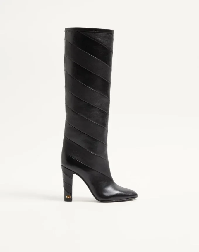 Rayons Nappa Boot with Chevron Pattern 100MM