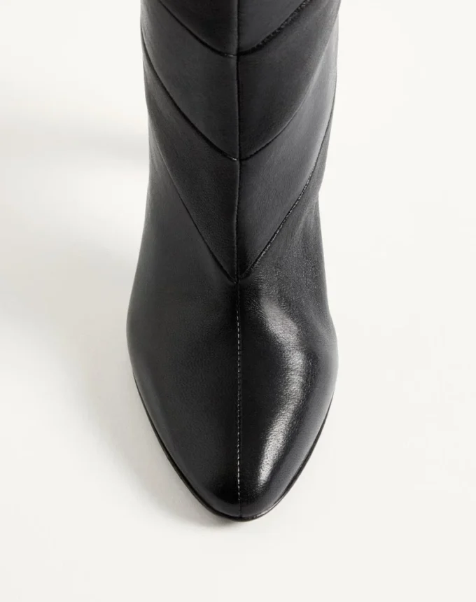 Rayons Nappa Boot with Chevron Pattern 100MM