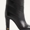 Rayons Nappa Boot with Chevron Pattern 100MM