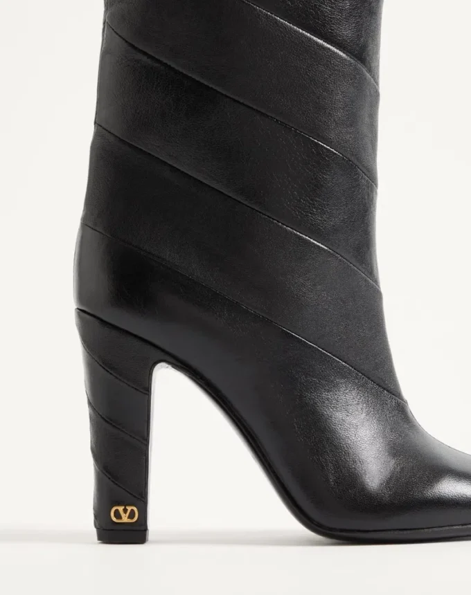 Rayons Nappa Boot with Chevron Pattern 100MM