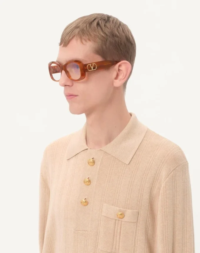 Rectangular 70’s Acetate Glasses