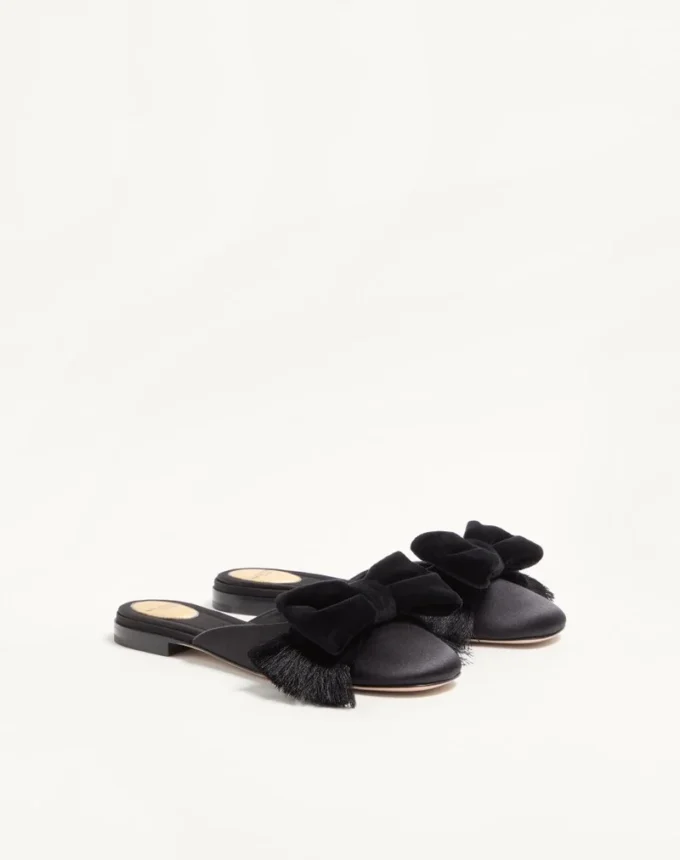 Reinette Satin Mules