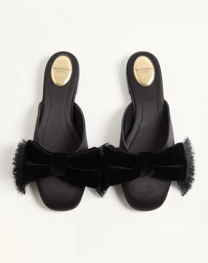 Reinette Satin Mules