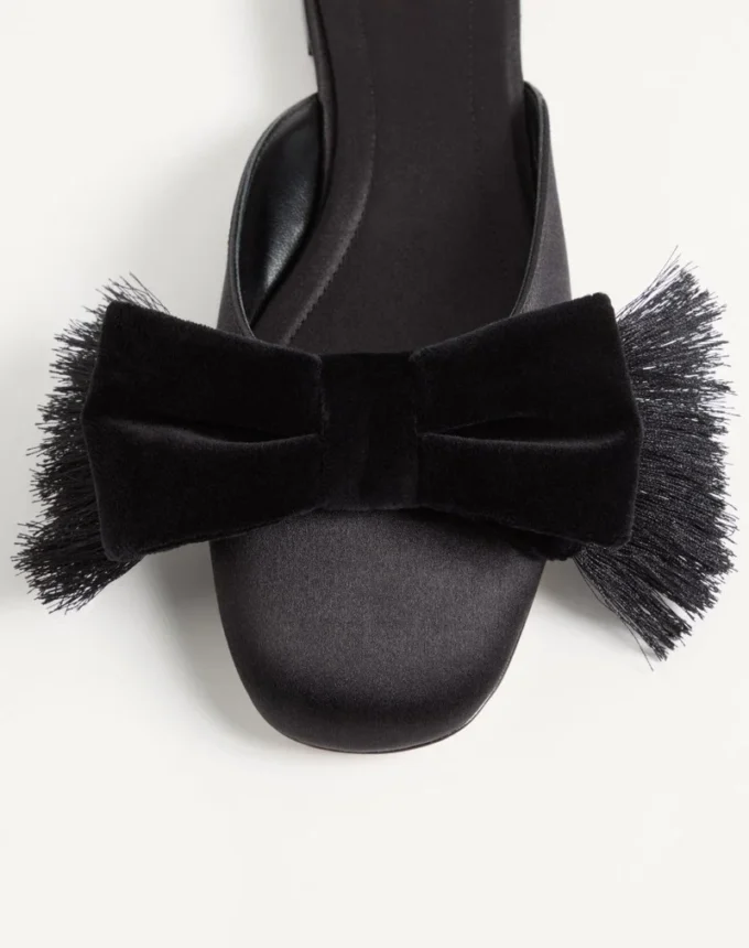 Reinette Satin Mules