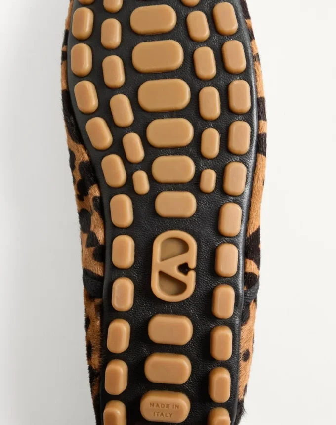 Rhytmika Ballerina In Haircalf With Fauve Eclat Print