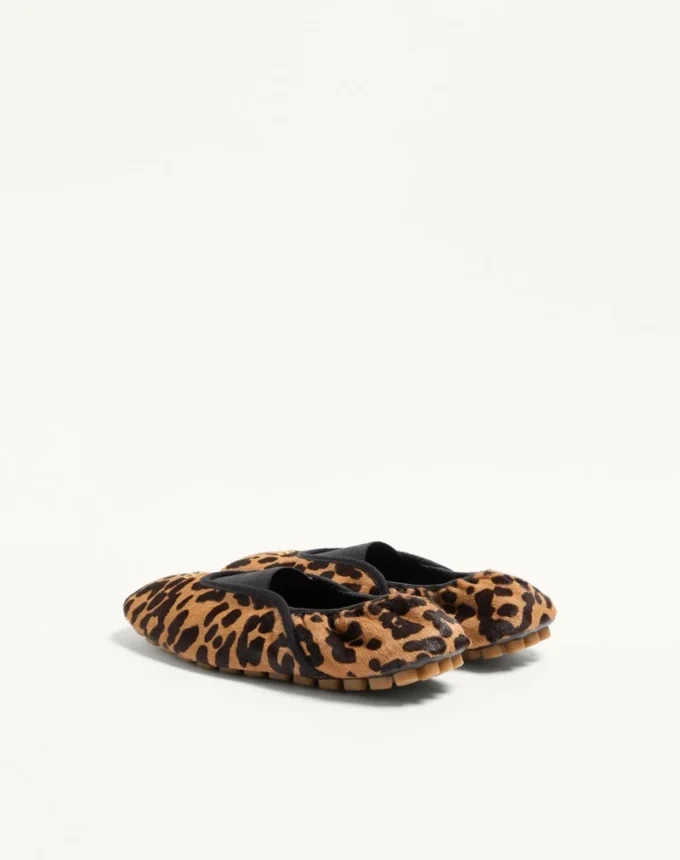 Rhytmika Ballerina In Haircalf With Fauve Eclat Print