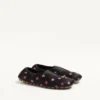 Rhytmika Slipper In Jacquard Rose Fabric