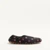 Rhytmika Slipper In Jacquard Rose Fabric