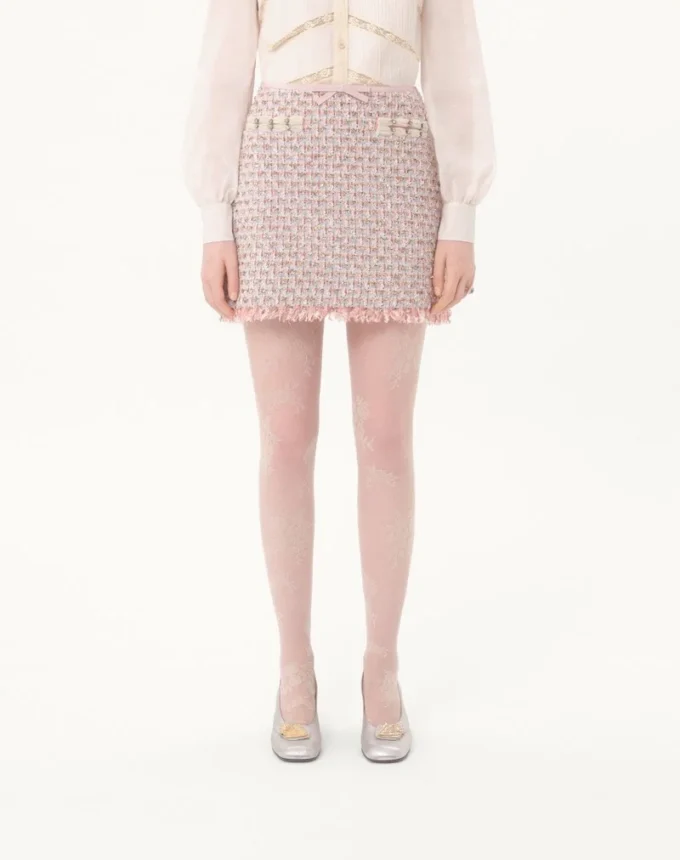 Ribbon Tweed Skirt Ribbon Tweed Skirt