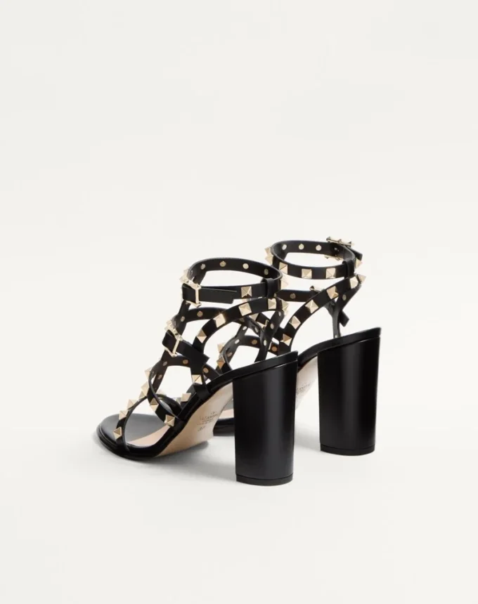 Rockstud Ankle Strap Sandal 90 Mm