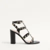 Rockstud Ankle Strap Sandal 90 Mm