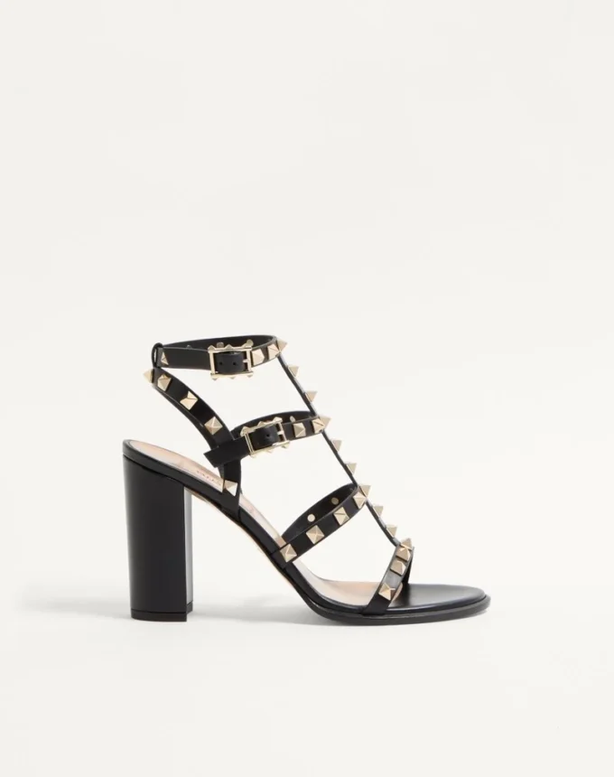 Rockstud Ankle Strap Sandal 90 Mm
