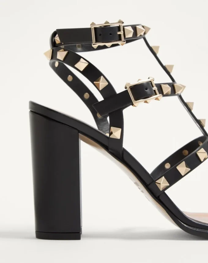 Rockstud Ankle Strap Sandal 90 Mm