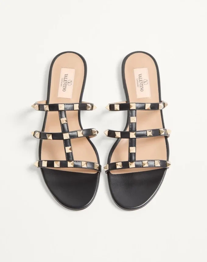 Rockstud Flat Slide Sandal
