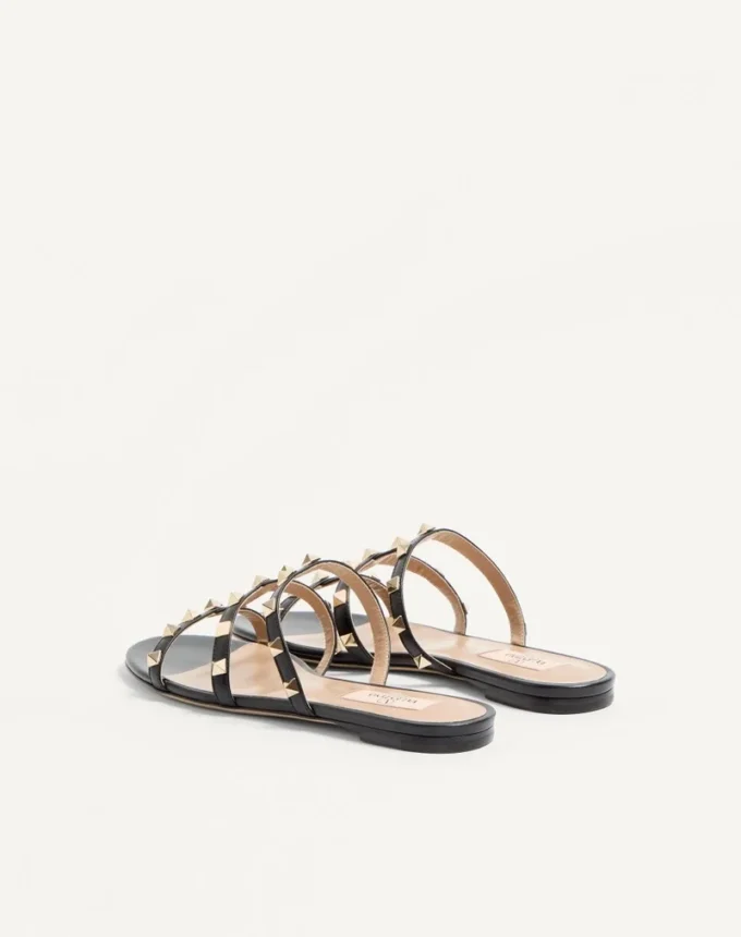 Rockstud Flat Slide Sandal