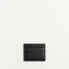 Rockstud Grainy Calfskin Cardholder