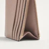 Rockstud Grainy Calfskin Cardholder With Zipper