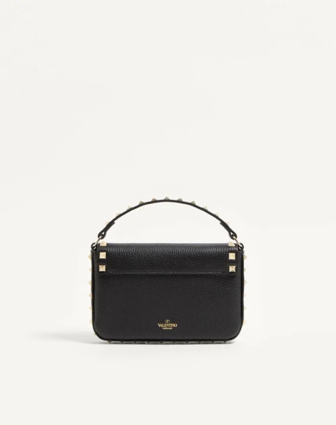 Rockstud Grainy Calfskin Pouch Rockstud Grainy Calfskin Pouch