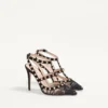 Rockstud Lace Pump With Straps 100Mm