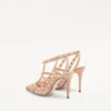 Rockstud Lace Pump With Straps 100Mm