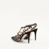 Rockstud Lace Pump With Straps 100Mm