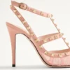 Rockstud Lace Pump With Straps 100Mm