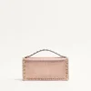 Rockstud Laminated Grainy Calfskin Wallet With Chain Rockstud Laminated Grainy Calfskin Wallet With Chain