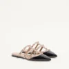 Rockstud Patent-Leather Mule