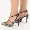 Rockstud Pump In Pied-De-Poule Fabric 100Mm