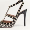 Rockstud Pump In Pied-De-Poule Fabric 100Mm